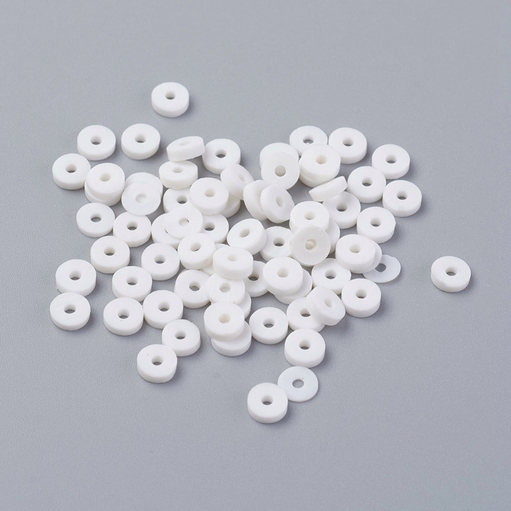Polymer Clay 4mm White