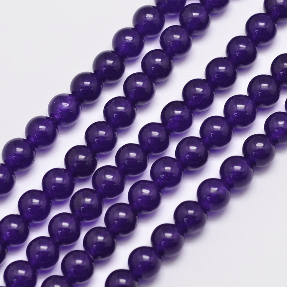 Malaysia Jade 6mm purple