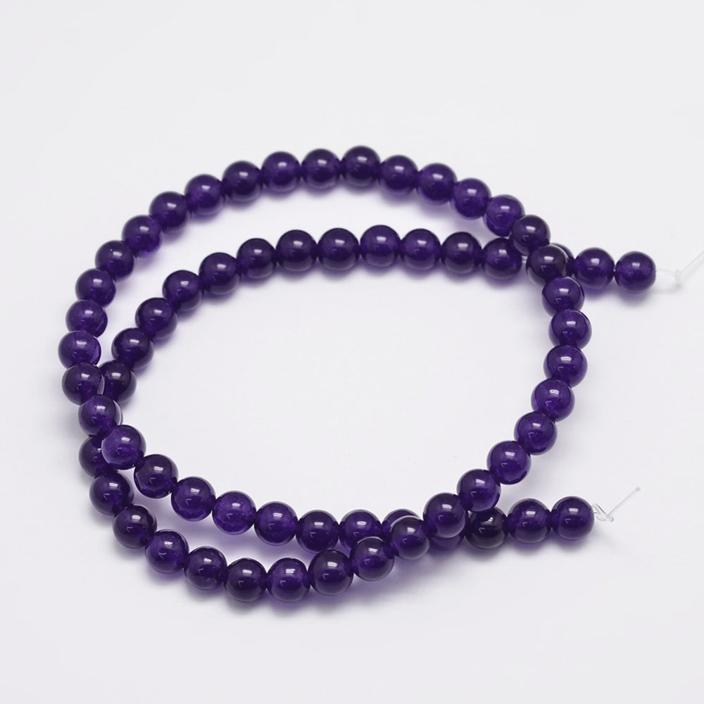 Malaysia Jade 6mm purple