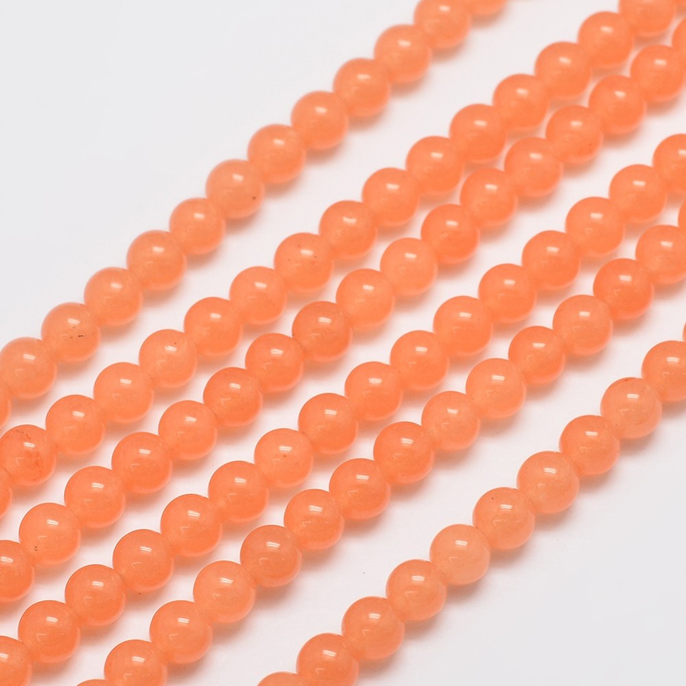 Malaysia Jade 6mm Light Salmon