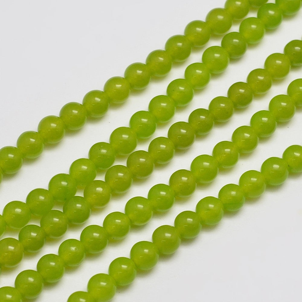Malaysia Jade Yellow Green 8mm