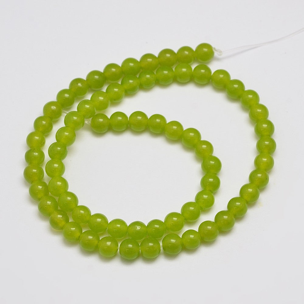 Malaysia Jade Yellow Green 8mm