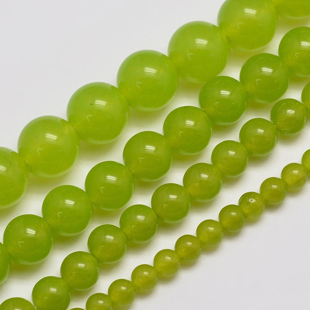 Malaysia Jade Yellow Green 8mm