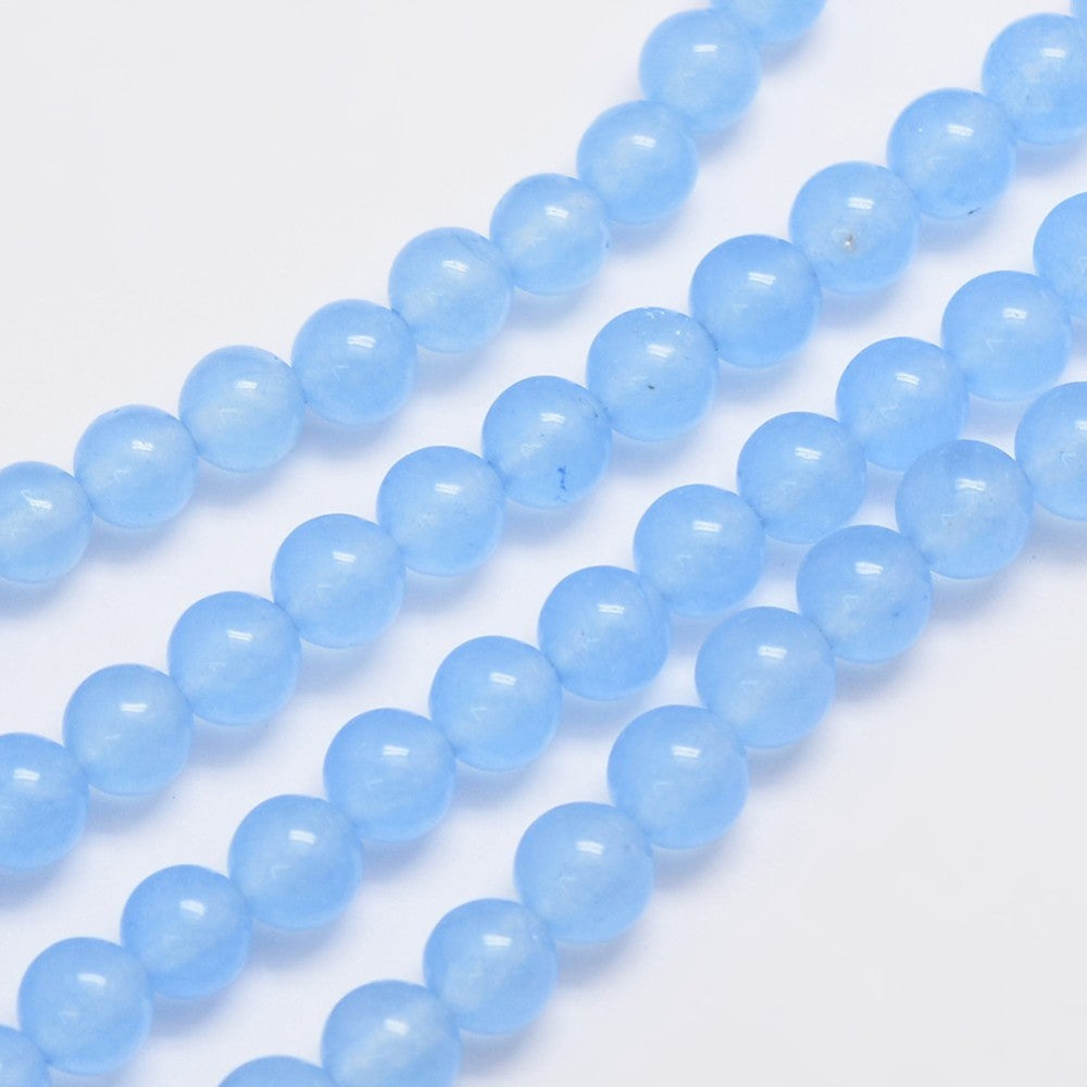 Malaysia Jade 6mm Light Sky Blue