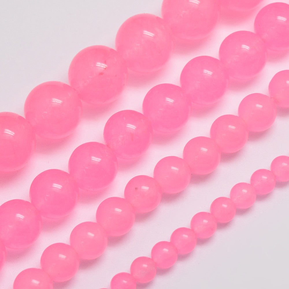 Malaysia Jade 8mm Hot Pink
