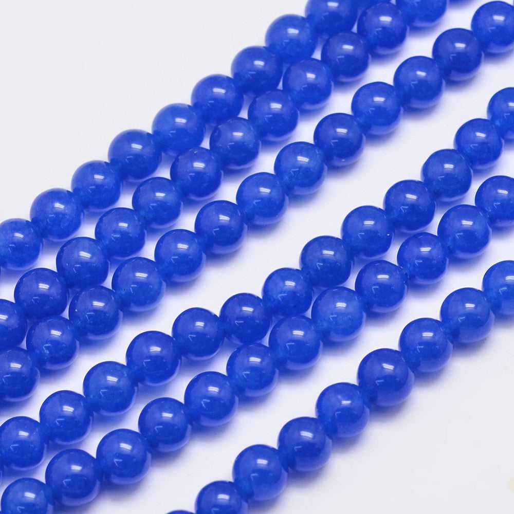 Malaysia Jade 8mm Blue