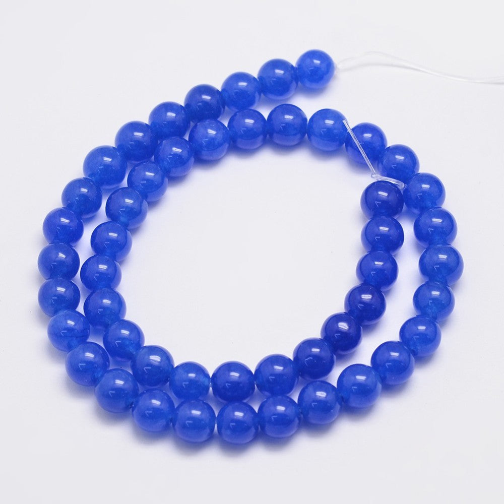 Malaysia Jade 8mm Blue