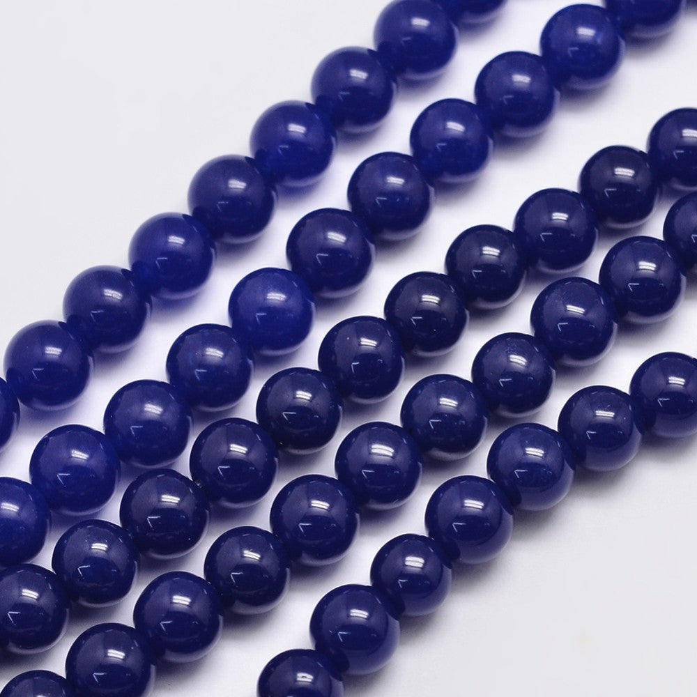 Malaysia Jade 8mm Midnight Blue