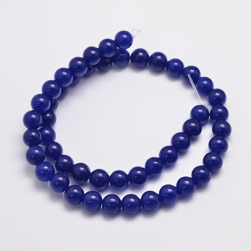 Malaysia Jade 8mm Midnight Blue