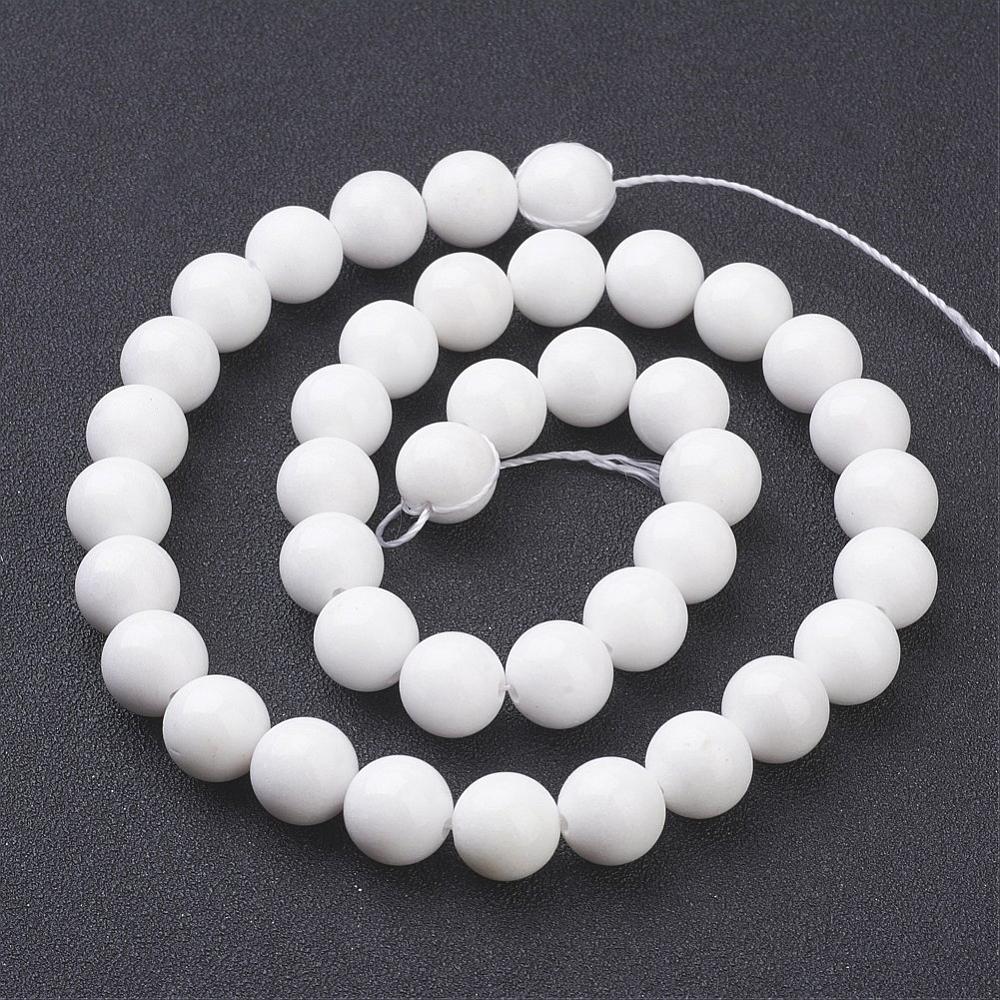 Mashan Jade 10mm White