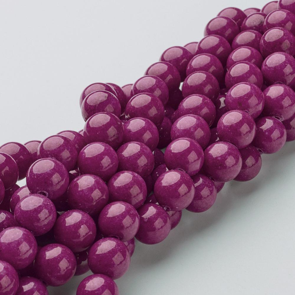 Mashan Jade Violet Red, 10mm