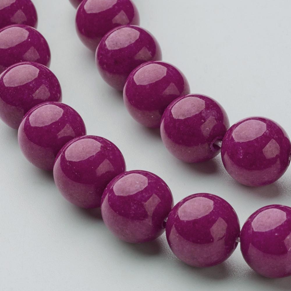 Mashan Jade Violet Red, 10mm