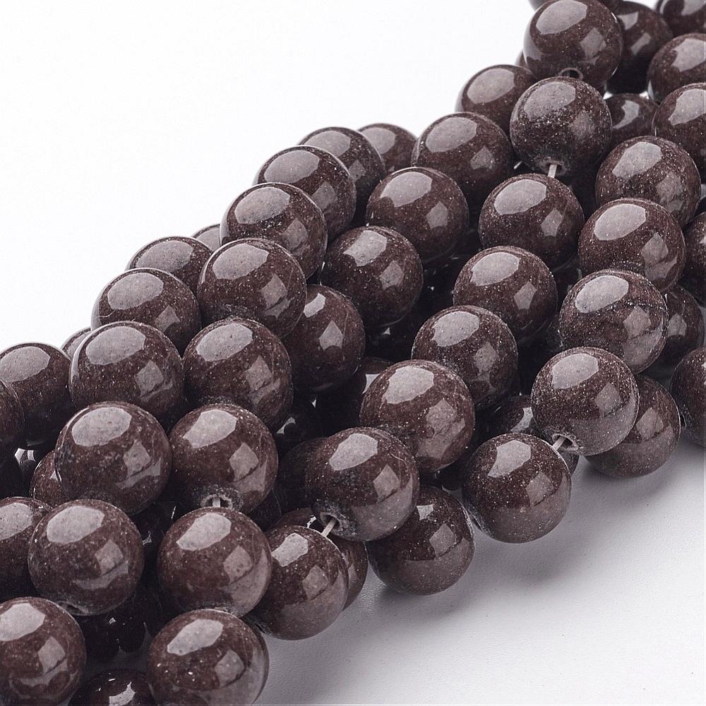 Mashan Jade Coconut Brown, 10mm