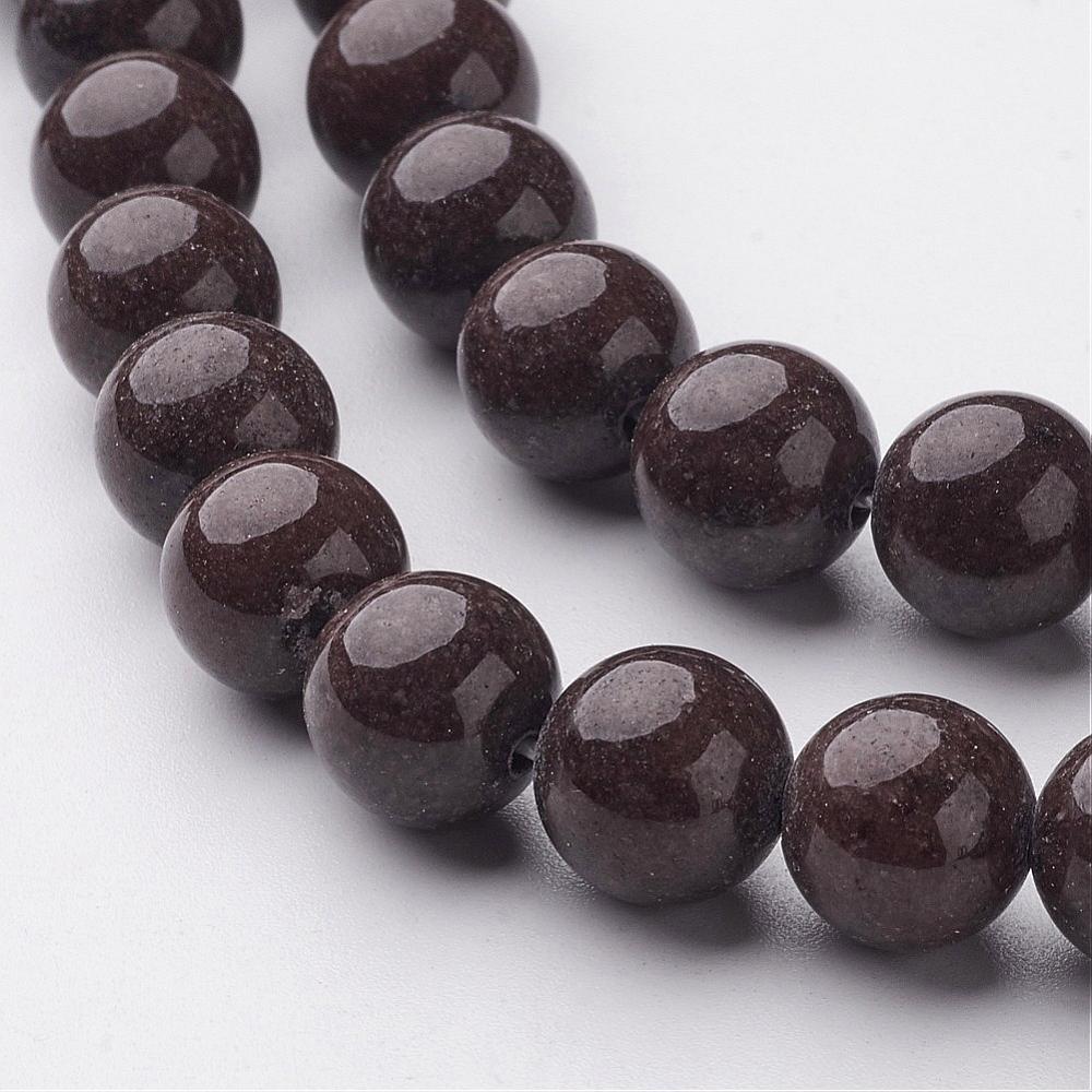 Mashan Jade Coconut Brown, 10mm