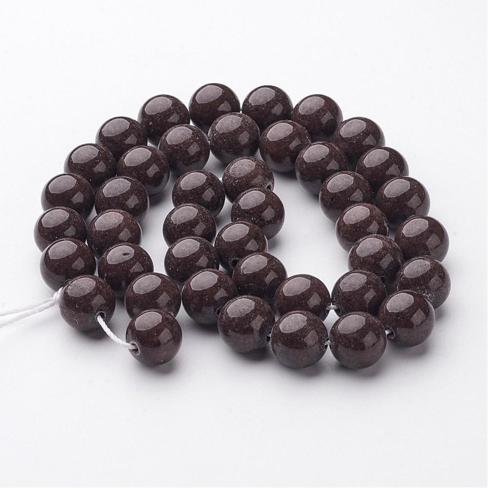 Mashan Jade Coconut Brown, 10mm