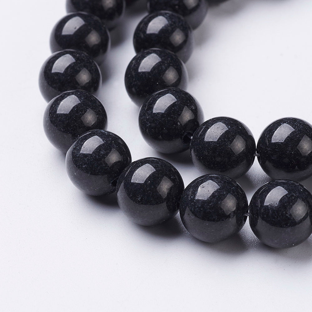 Mashan Jade Prussian Blue, 10mm