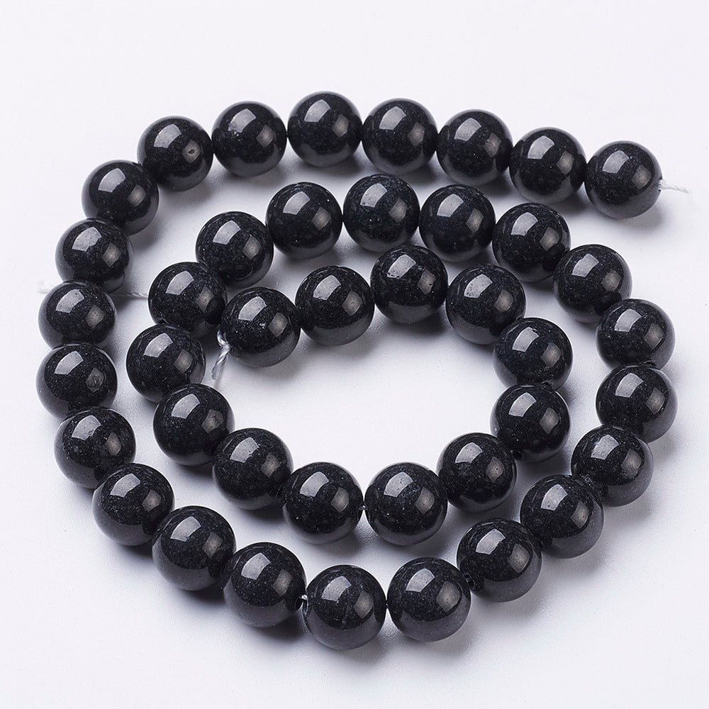 Mashan Jade Prussian Blue, 10mm
