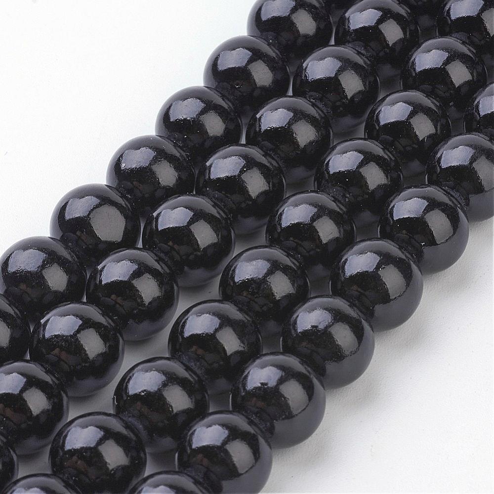 Natural Mashan Jade Black 10mm