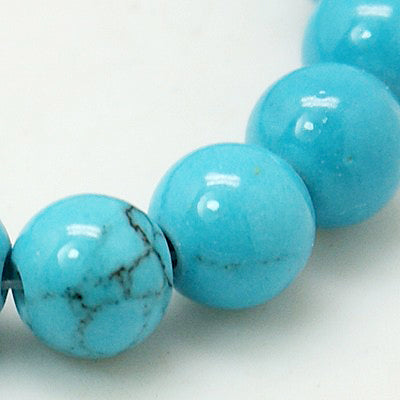 Mashan Jade Sky Blue, 10mm