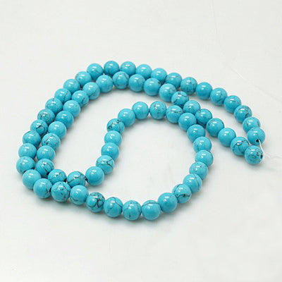 Mashan Jade Sky Blue, 10mm