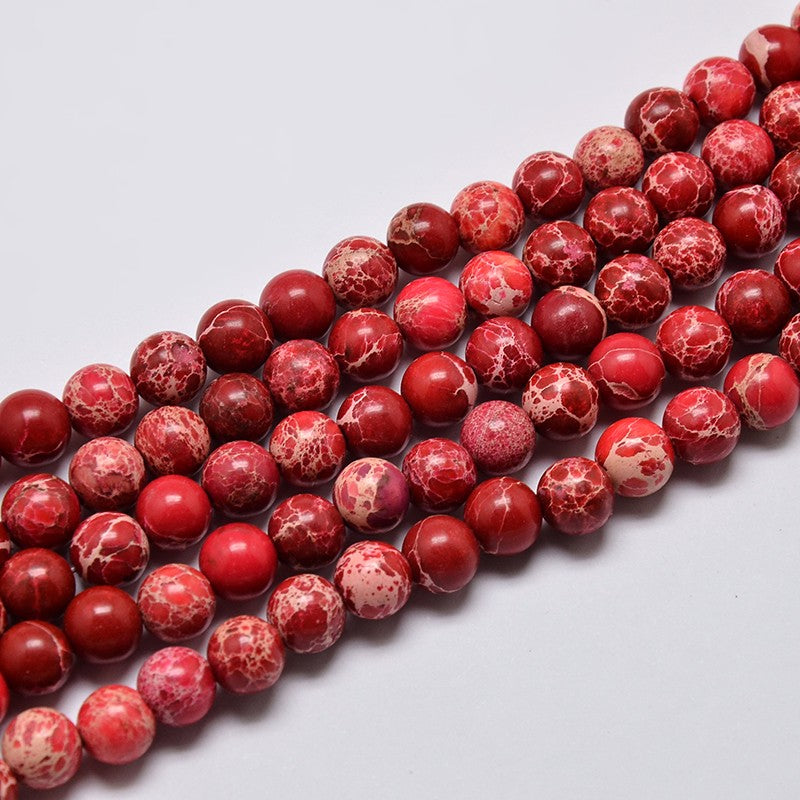 Imperial Jasper 8mm Dark Red