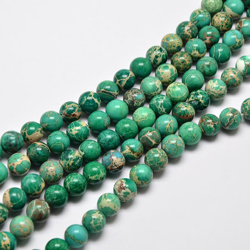 Imperial Jasper 8mm Dark Cyan