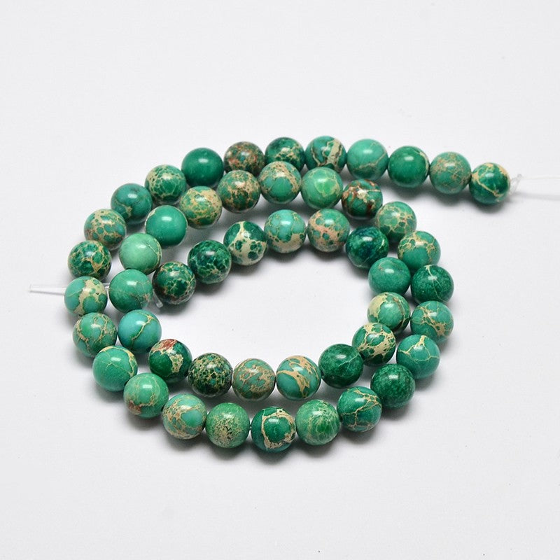 Imperial Jasper 8mm Dark Cyan