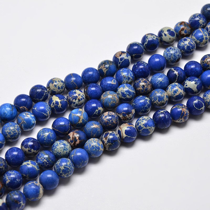 Imperial Jasper 8mm Blue