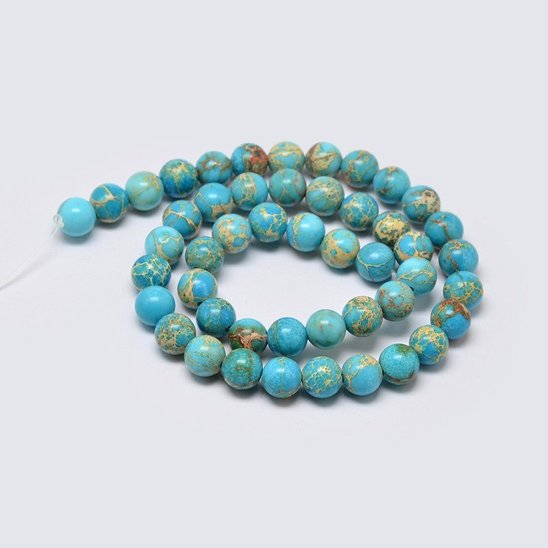 Imperial Jasper Sky Blue, 8mm