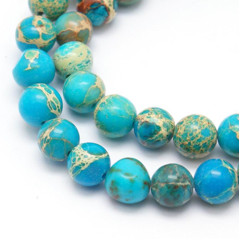 Imperial Jasper Sky Blue, 8mm