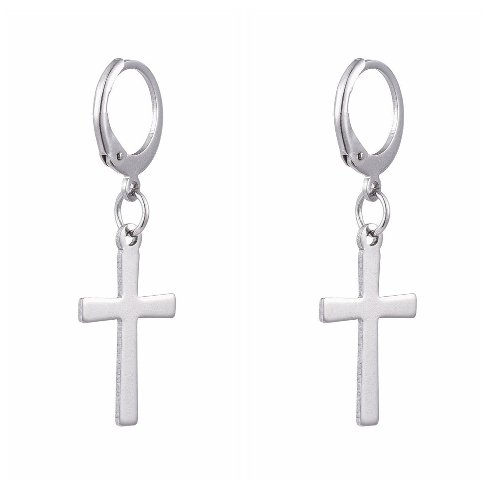 Stainless Steel Leverback Earrings