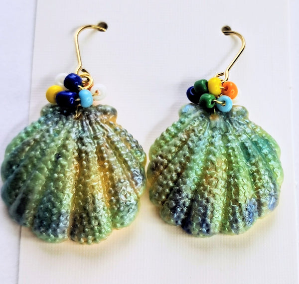 Clay Shell Earrings