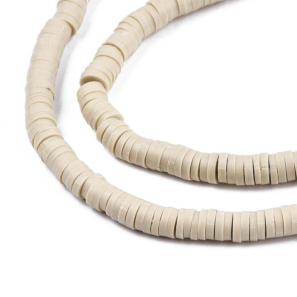 Polymer Clay 6x1 Goldenrod heishi beads