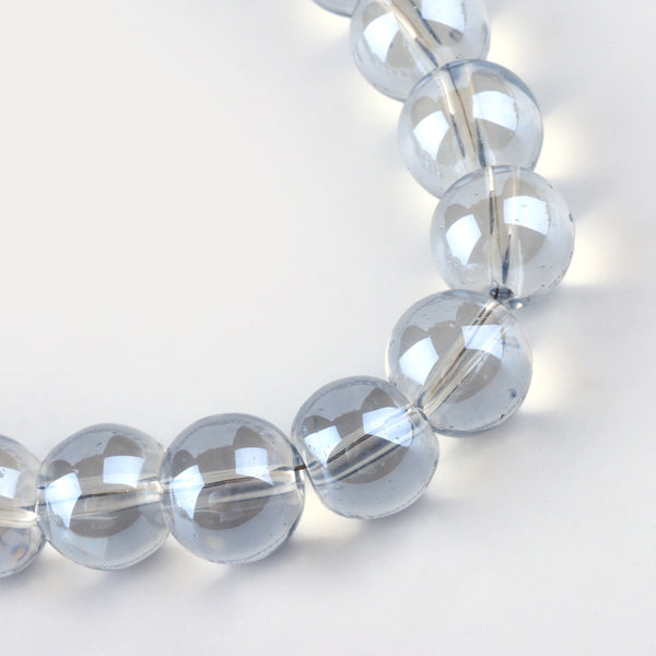 Electroplate Glass Beads Strands, AB