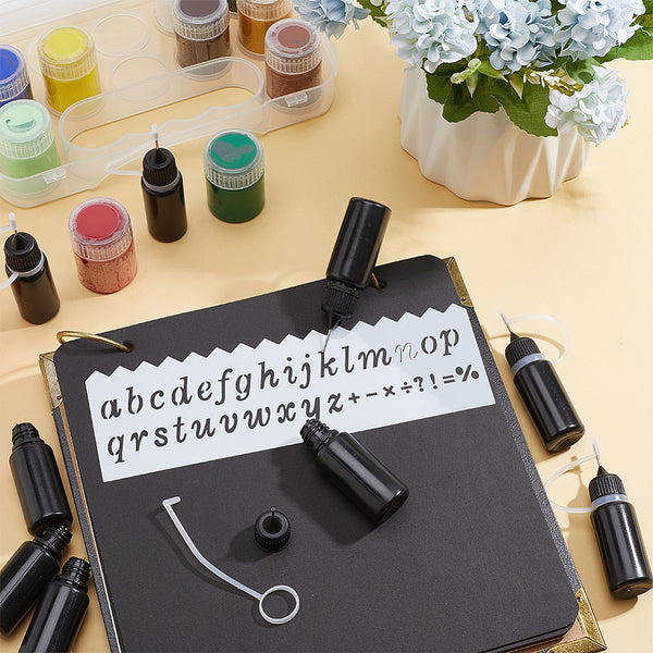 Black Tip Applicator Bottles