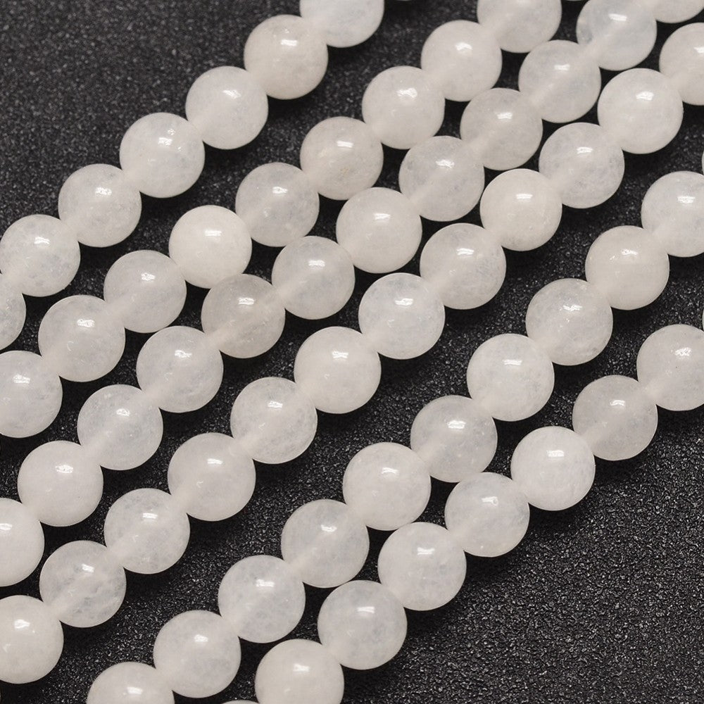 Malaysia Jade 8mm White