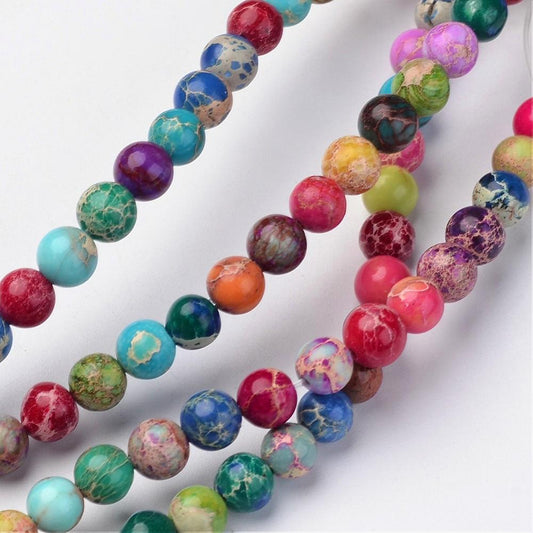 Imperial Jasper 8mm Colorful