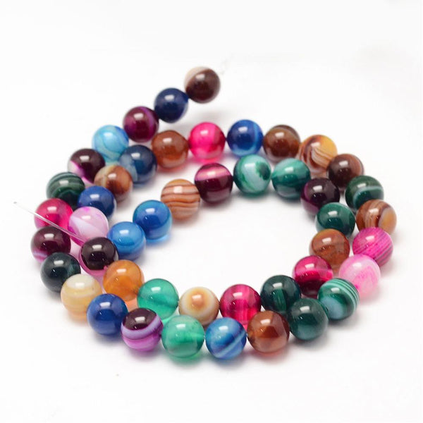 Striped Agate 8mm
