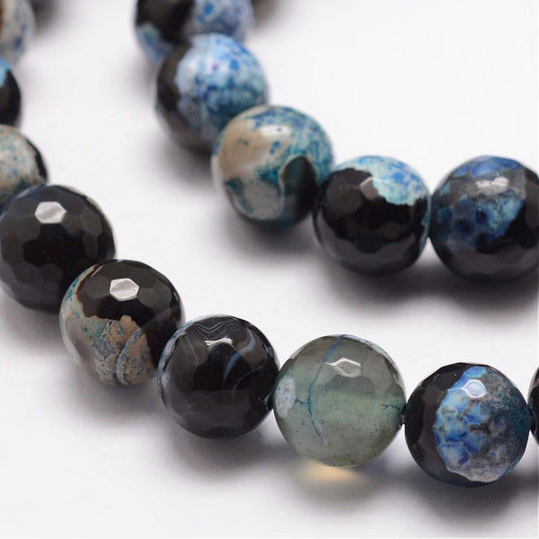 Fire Crackle Agate 10 mm