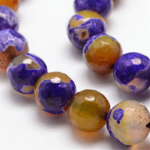 Fire Crackle Agate 10 mm
