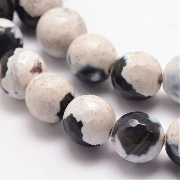 Fire Crackle Agate 10 mm