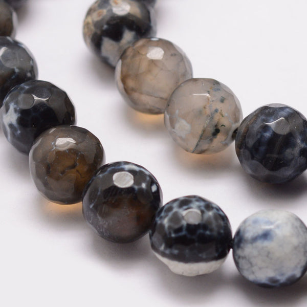 Fire Crackle Agate 10 mm