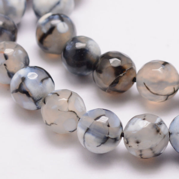 Fire Crackle Agate 10 mm