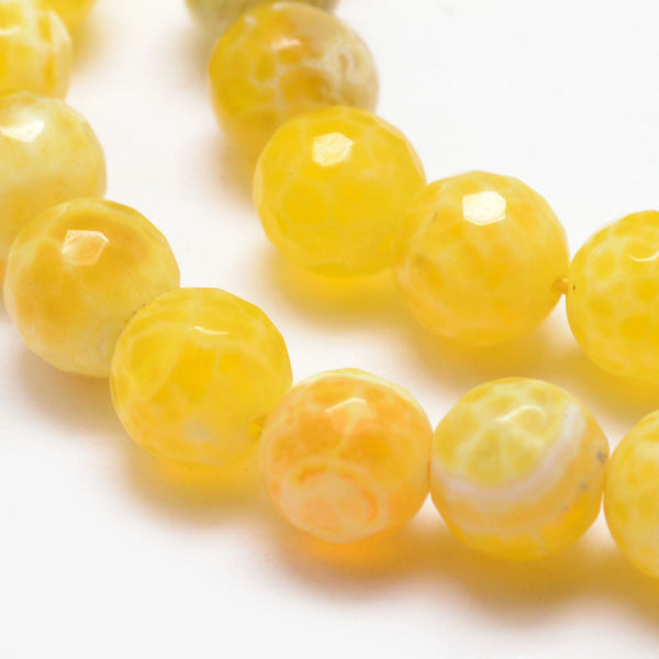 Fire Crackle Agate 10 mm