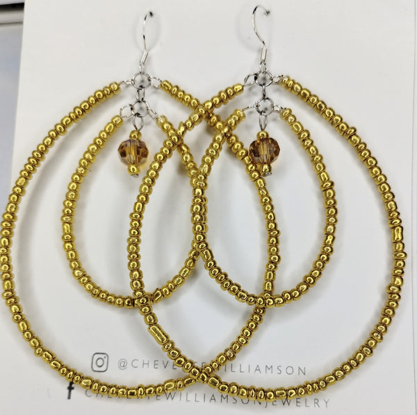 Halo Hoop Earrings