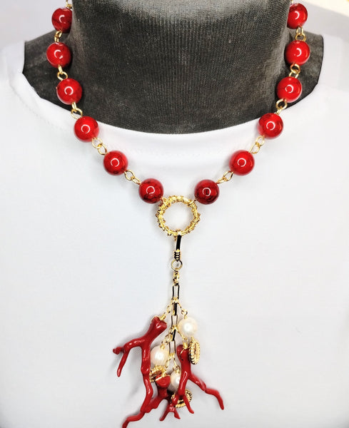 Flame - Lariat Necklace