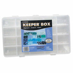 KEEPER BOX-LARGE 13 X 7.5 20 COMPARTMENTS
