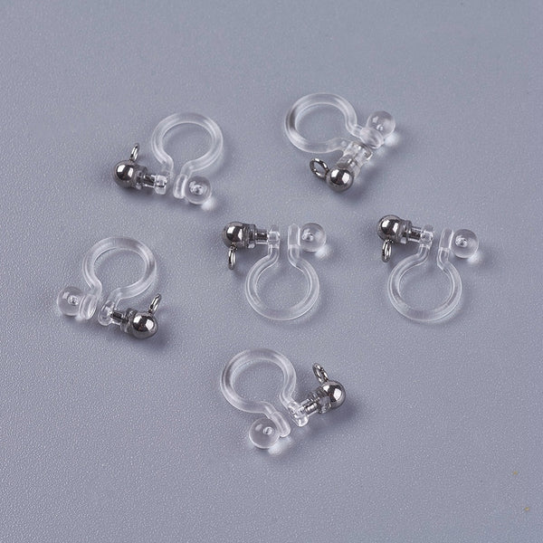 Transparent U Type Alloy Ear Clip