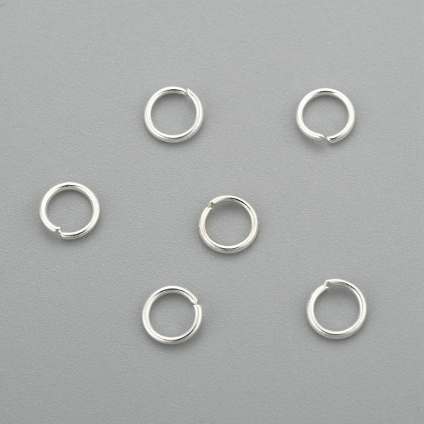 Stainless Steel Jump Rings (Bright Silver)