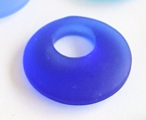 Sea Glass Donut Shape Pendant